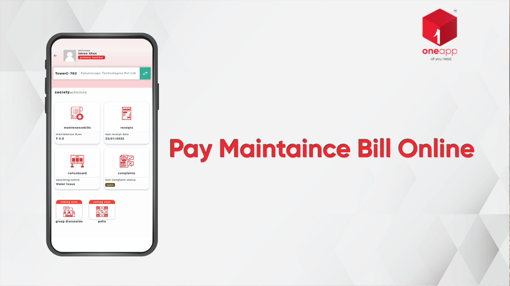 Pay Maintenance Bill Online in Mumbai